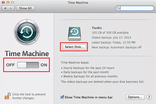 Solución de problemas de Time Machine: No se pudo montar el volumen de la copia de seguridad
